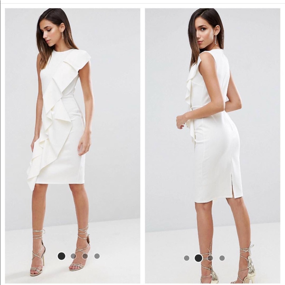 Asos ruffle dress cocktail dress